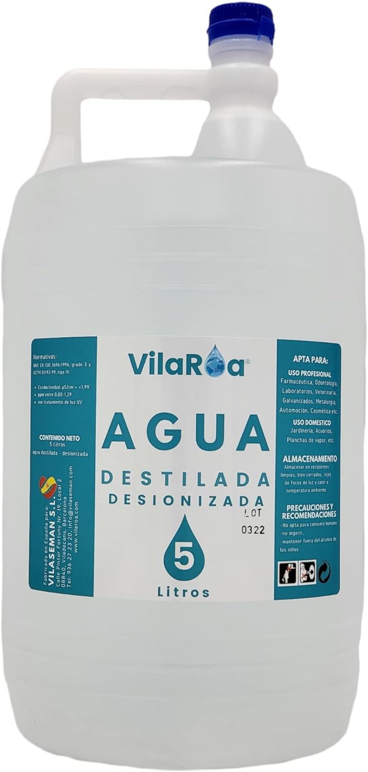 ADESCO S/A Agua Desionizada Destilada 25l Apta para CPAP